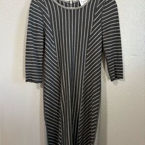 Lynn Ritchie Silver Striped Dress XS